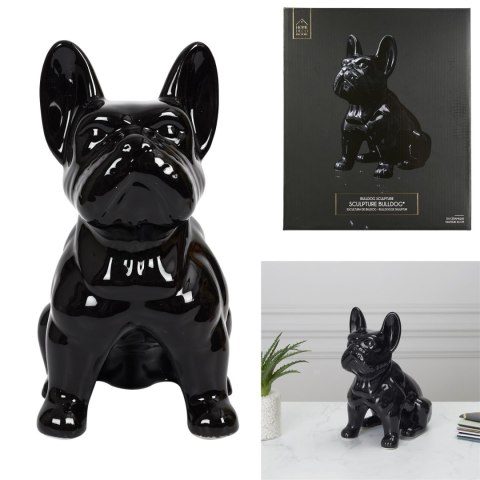 Figurka Buldoga francuskiego L czarna Figurka Buldoga francuskiego L czarna