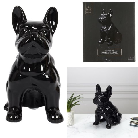 Figurka Buldoga francuskiego M czarna Figurka Buldoga francuskiego M czarna