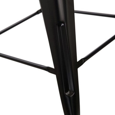 Hoker Paris Back 66cm czarny inspirowany Tolix Hoker Paris Back 66cm czarny inspirowany Tolix