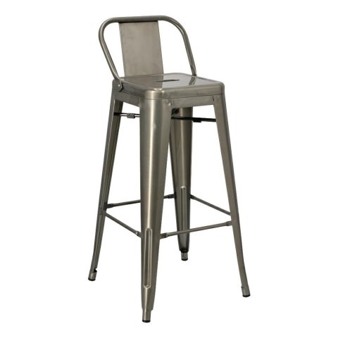 Hoker Paris Back Short 75cm metaliczny insp. Tolix Hoker Paris Back Short 75cm metaliczny insp. Tolix