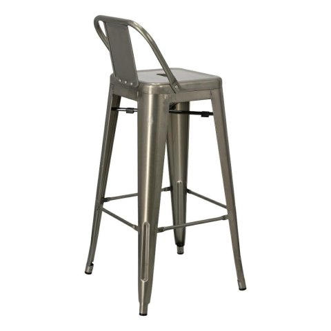 Hoker Paris Back Short 75cm metaliczny insp. Tolix Hoker Paris Back Short 75cm metaliczny insp. Tolix