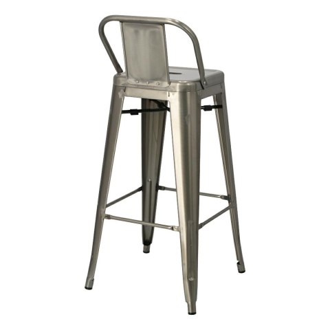 Hoker Paris Back Short 75cm metaliczny insp. Tolix Hoker Paris Back Short 75cm metaliczny insp. Tolix