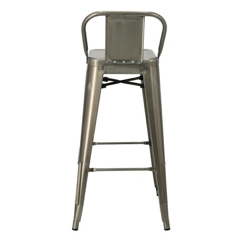 Hoker Paris Back Short 75cm metaliczny insp. Tolix Hoker Paris Back Short 75cm metaliczny insp. Tolix