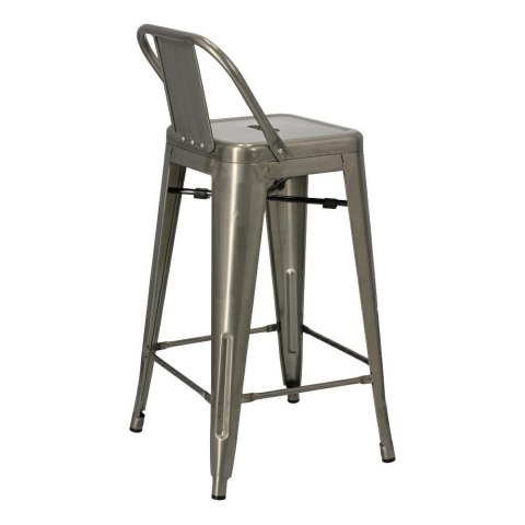 Hoker Paris Back short 66cm metaliczny insp. Tolix Hoker Paris Back short 66cm metaliczny insp. Tolix
