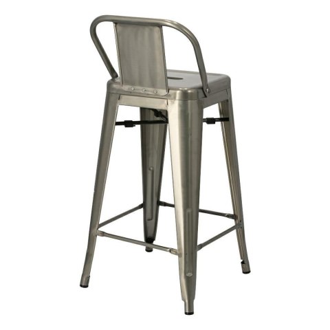 Hoker Paris Back short 66cm metaliczny insp. Tolix Hoker Paris Back short 66cm metaliczny insp. Tolix