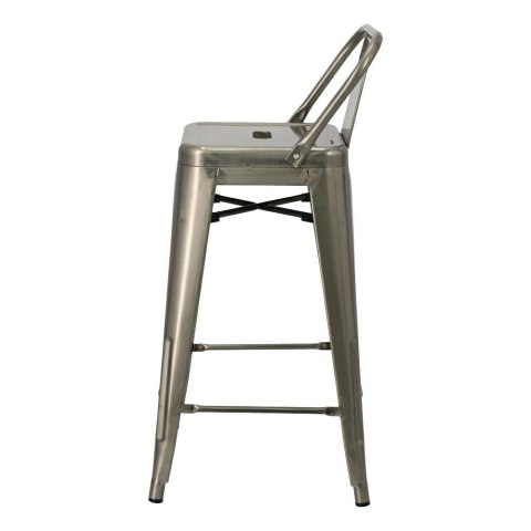 Hoker Paris Back short 66cm metaliczny insp. Tolix Hoker Paris Back short 66cm metaliczny insp. Tolix