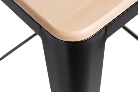 Hoker Paris Wood 65cm czarny sosna naturalna Hoker Paris Wood 65cm czarny sosna naturalna
