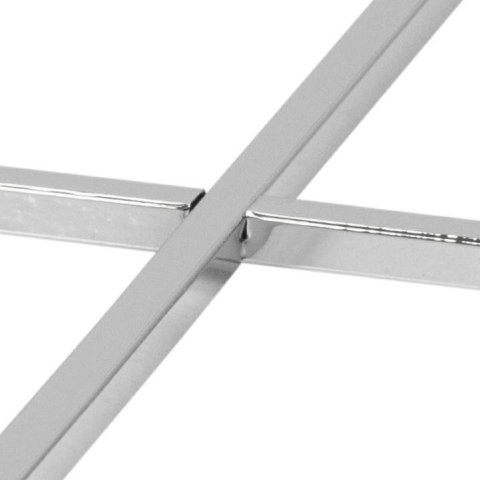 Stolik okrągły Cross szkło/chromowany Stolik okrągły Cross szkło/chromowany