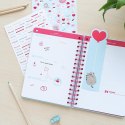 Pusheen - Kalendarz / Planner tygodniowy 2023/2024 z kolekcji Purrfect Love (14.8 x 21 cm)