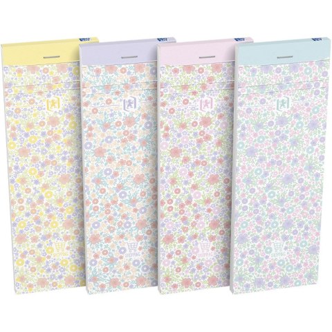 Lista zakupowa Oxford Floral 74x210mm/80k linia mix kolorów Lista zakupowa Oxford Floral 74x210mm/80k linia mix kolorów