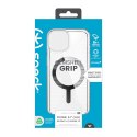 Speck Gemshell Grip + MagSafe - Etui do iPhone 15 (Clear / Chrome Finish)