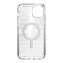 Speck Gemshell Grip + MagSafe - Etui do iPhone 15 Plus (Clear / Chrome Finish)