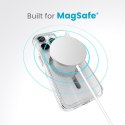 Speck Gemshell Grip + MagSafe - Etui do iPhone 15 Pro (Clear / Chrome Finish)