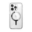 Speck Gemshell Grip + MagSafe - Etui do iPhone 15 Pro (Clear / Chrome Finish)