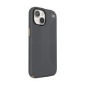 Speck Presidio2 Grip - Etui iPhone 15 (Charcoal Grey / Cool Bronze / White)