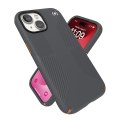 Speck Presidio2 Grip - Etui iPhone 15 (Charcoal Grey / Cool Bronze / White)