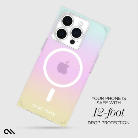 Case-Mate BLOX MagSafe - Etui iPhone 15 Pro (Rainbow Frosting) Case-Mate BLOX MagSafe - Etui iPhone 15 Pro (Rainbow Frosting)