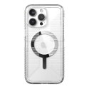 Speck Gemshell Grip + MagSafe - Etui do iPhone 15 Pro Max (Clear / Chrome Finish)