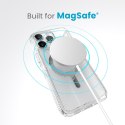 Speck Gemshell Grip + MagSafe - Etui do iPhone 15 Pro Max (Clear / Chrome Finish)