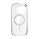 Speck Presidio Perfect-Clear MagSafe - Etui iPhone 15 Pro Max (Clear / Chrome Finish / Serene Silver)