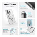 Speck Presidio Perfect-Clear MagSafe - Etui iPhone 15 Pro Max (Clear / Chrome Finish / Serene Silver)