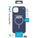 Speck Presidio2 Grip Magsafe - Etui iPhone 15 Plus (Coastal Blue / Dustgrey / White)