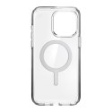 Speck Presidio Perfect-Clear MagSafe - Etui iPhone 15 Pro Max (Clear / Chrome Finish / Serene Silver)