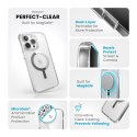 Speck Presidio Perfect-Clear MagSafe - Etui iPhone 15 Pro Max (Clear / Chrome Finish / Serene Silver)