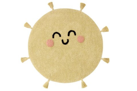 Lorena Canals Dywan bawełniany You're My Sunshine, Mr Wonderful & Lorena Canals Ø100 cm Lorena Canals Dywan bawełniany You're My Sunshine, Mr Wonderful & Lorena Canals Ø100 cm