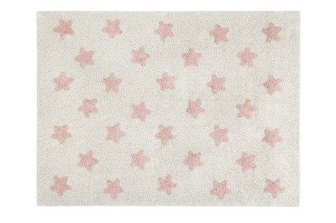 Lorena Canals Dywan bawełniany Stars Natural -Vintage Nude 120 x 160 cm Lorena Canals Dywan bawełniany Stars Natural -Vintage Nude 120 x 160 cm