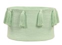 Lorena Canals Kosz dekoracyjny Tassels Soft Mint