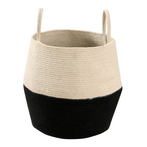 Lorena Canals Kosz dekoracyjny Zoco Black/Natural Lorena Canals Kosz dekoracyjny Zoco Black/Natural