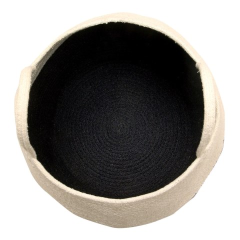 Lorena Canals Kosz dekoracyjny Zoco Black/Natural Lorena Canals Kosz dekoracyjny Zoco Black/Natural