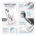 Speck Presidio Perfect-Clear ClickLock & Magsafe - Etui iPhone 15 Plus / iPhone 14 Plus (Clear / Chrome Finish / Serene Silver)