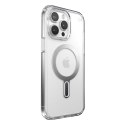 Speck Presidio Perfect-Clear ClickLock & Magsafe - Etui iPhone 15 Pro Max (Clear / Chrome Finish / Serene Silver)