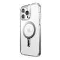 Speck Presidio Perfect-Clear ClickLock & Magsafe - Etui iPhone 15 Pro Max (Clear / Chrome Finish / Serene Silver)