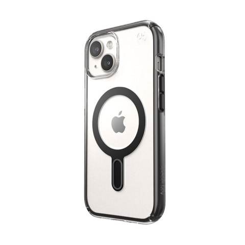 Speck Presidio Perfect-Clear ClickLock & Magsafe - Etui iPhone 15 / iPhone 14 / iPhone 13 (Clear / Frosted Black / Slate Grey)