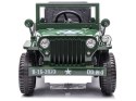 Wojskowe Auto na akumulator Willys + pilot PA0263