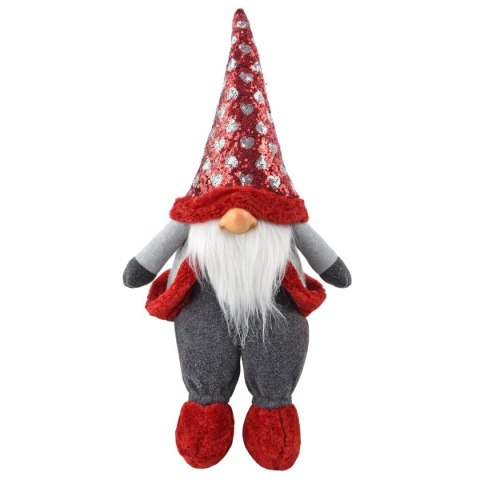Skrzat gnom mikołaj świąteczny duży siedzący 92cm Skrzat gnom mikołaj świąteczny duży siedzący 92cm