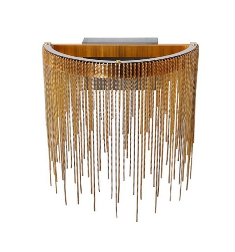 Fontanna GOLD Avenue KINKIET złote łańcuszki 29503 Fontanna GOLD Avenue KINKIET złote łańcuszki 29503