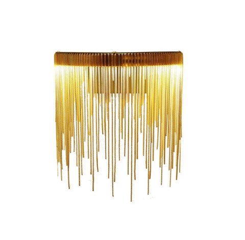 Fontanna GOLD Avenue KINKIET złote łańcuszki 29503 Fontanna GOLD Avenue KINKIET złote łańcuszki 29503