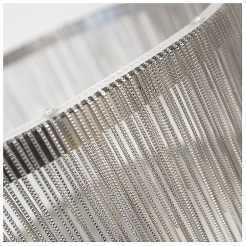 Fontanna Silver Avenue podwójny żyrandol srebrne łańcuszki Ø80 cm + Ø60cm Fontanna Silver Avenue podwójny żyrandol srebrne łańcuszki Ø80 cm + Ø60cm