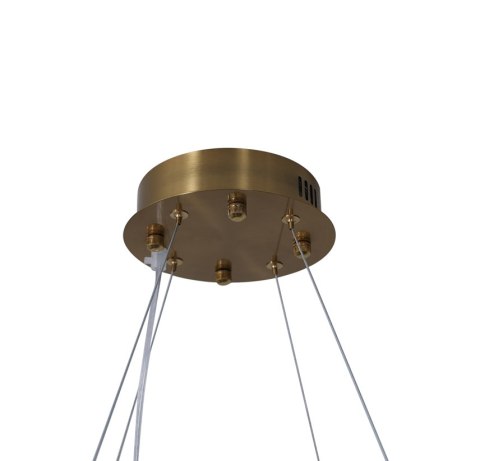 MONAKO piękny złoty żyrandol LED z kryształami Ø80 cm 11520 MONAKO piękny złoty żyrandol LED z kryształami Ø80 cm 11520