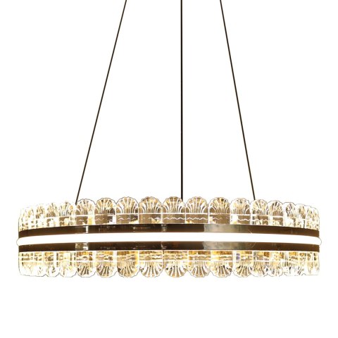 Złota lampa RING Medusa z kryształami w kształcie meduzy 60cm 22797 Złota lampa RING Medusa z kryształami w kształcie meduzy 60cm 22797