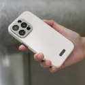 Moshi Napa MagSafe - Skórzane etui iPhone 15 Pro (Eggnog White)