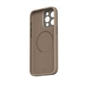 Moshi Napa MagSafe - Skórzane etui iPhone 15 Pro Max (Woodsmoke Brown)