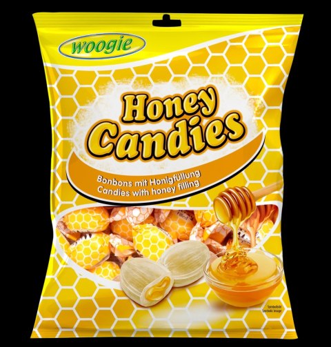 Woogie Honey Cukierki z Nadzieniem Miodowym 150 g