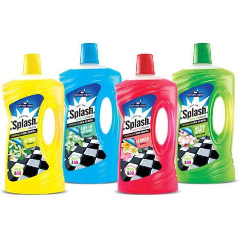 Płyn uniwersalny Splash 1L zielone jabłko Płyn uniwersalny Splash 1L zielone jabłko