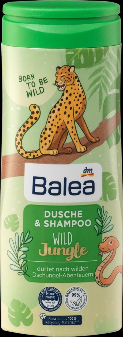 Balea Wild Jungle Żel pod Prysznic i Szampon dla Dzieci 300 ml