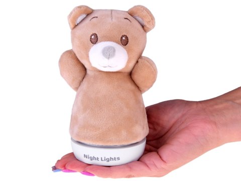 Miś Lampka Nocna do pokoju dziecka świecący niedźwiadek ZA4772 Miś Lampka Nocna do pokoju dziecka świecący niedźwiadek ZA4772